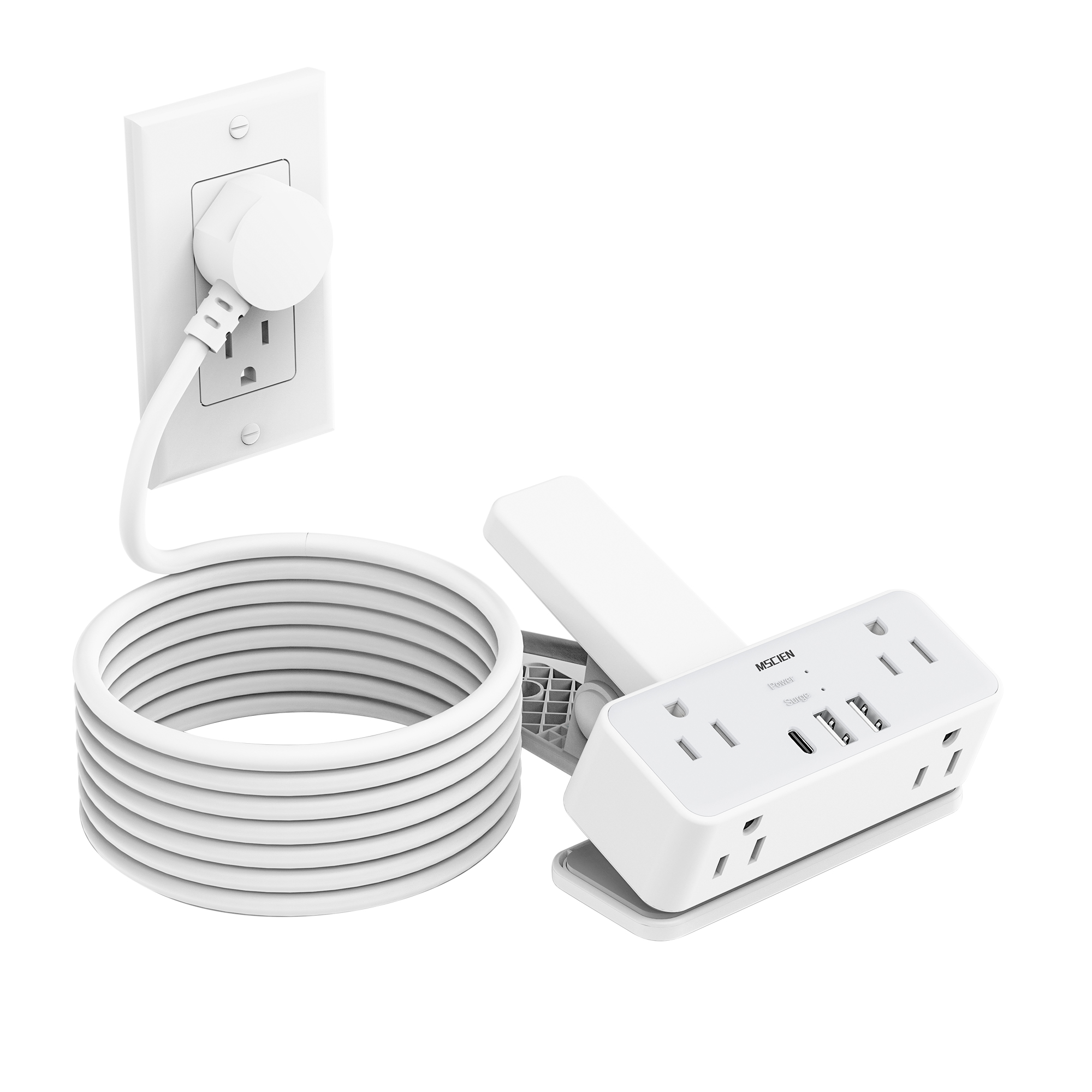 Desk Charging Station - MSCIEN Power Strip Surge Protector with