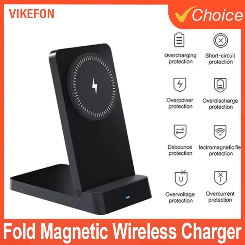 Desk Charging Station - Magnetic Fast Charging Station 15W Wireless