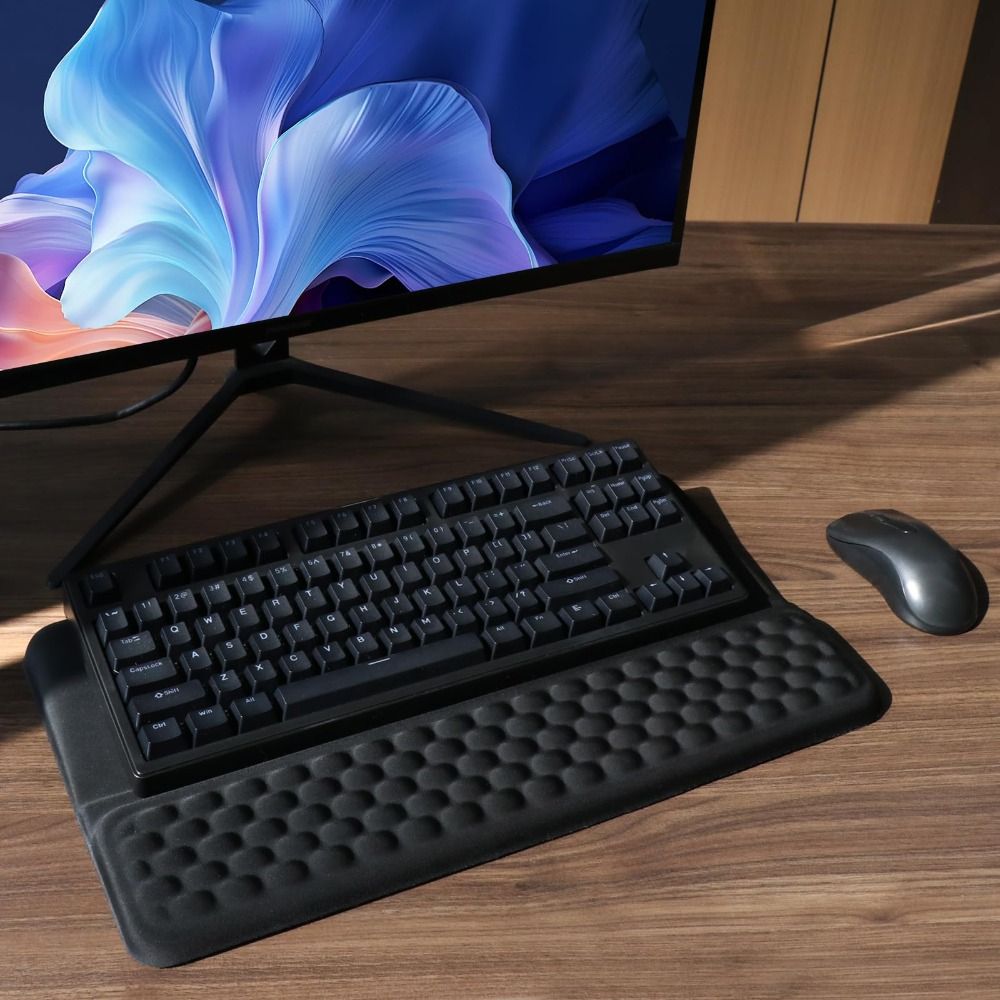 Keyboard Tray Under Desk - Ergonomic Computer Keyboard Stand Memory Foam