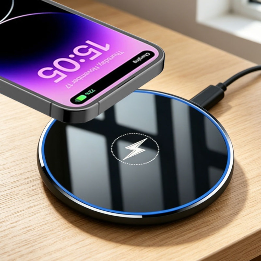Desk Charging Station - Desktop Wireless Charger LED Light Pad