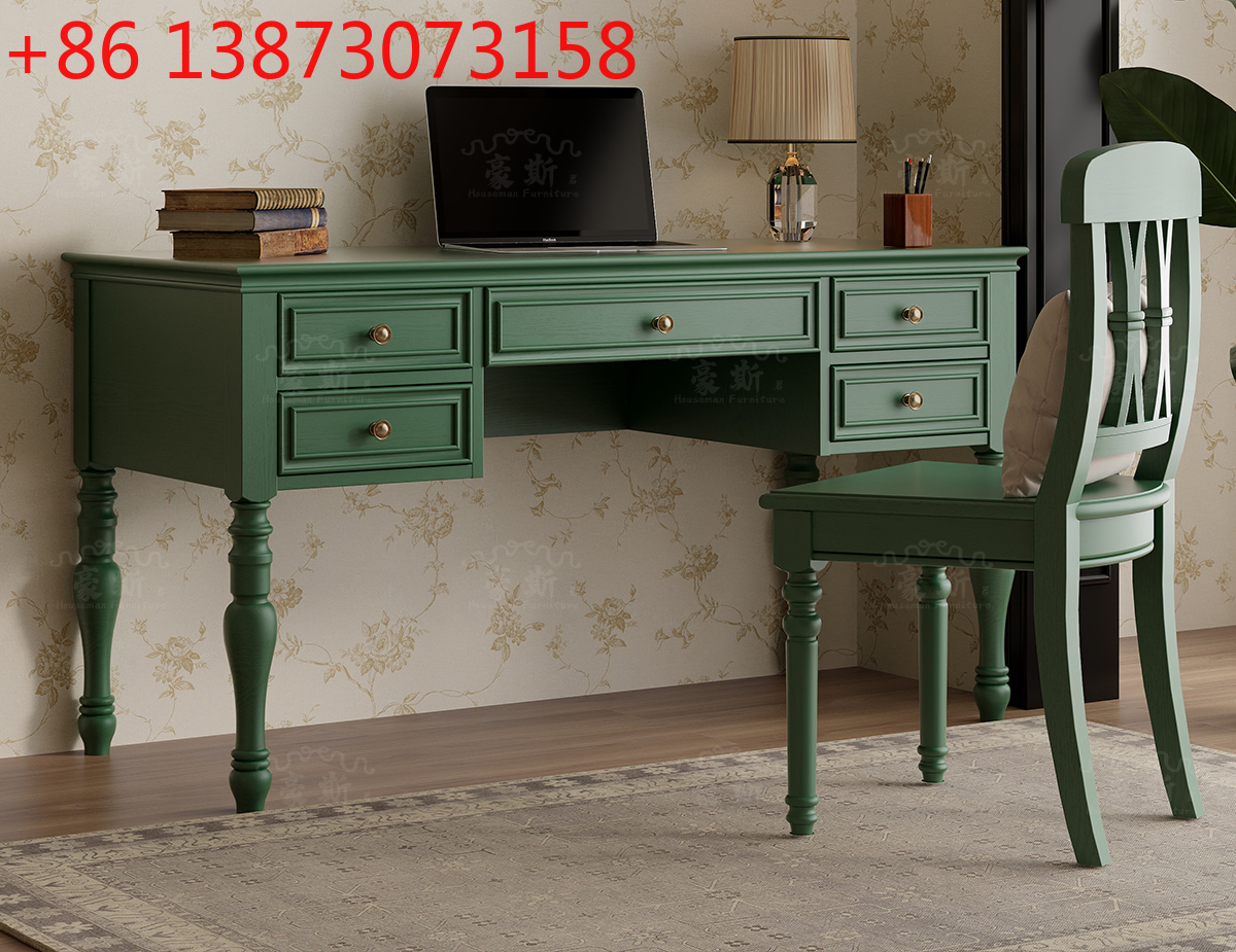 Vintage Style Two-in-One Offic – Home Office With Two Desks Bewertung und Preis