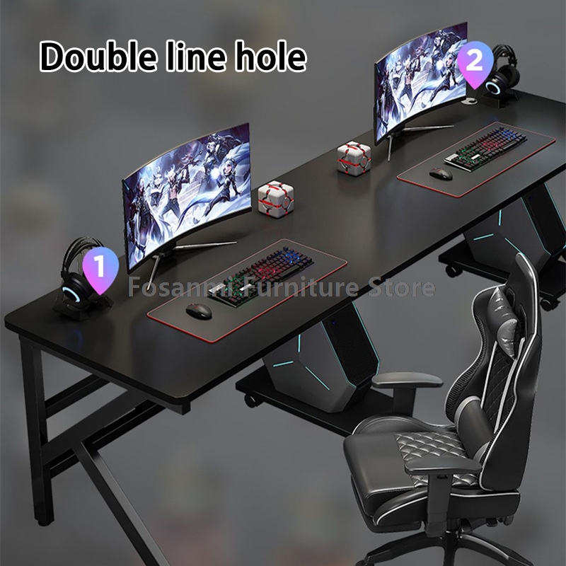 Large 2-Person Gamer PC Desk w – Home Office With Two Desks Bewertung und Preis