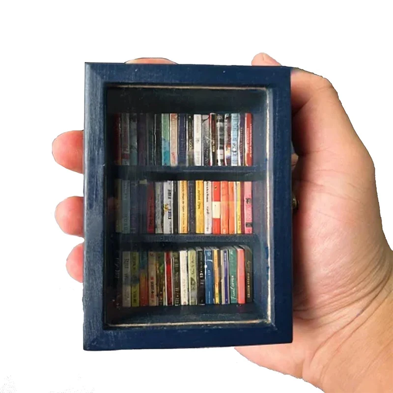 Mini Bookshelf With 20pcs Mini – Home Office Library Bewertung und Preis
