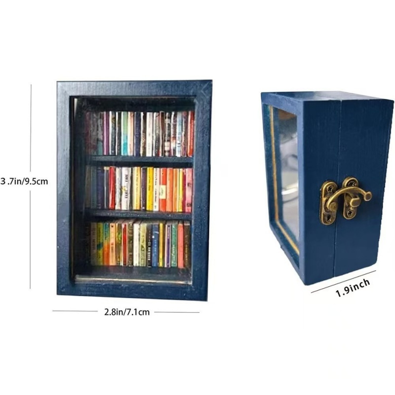 Mini Bookshelf With 20pcs Mini – Home Office Library Bewertung und Preis