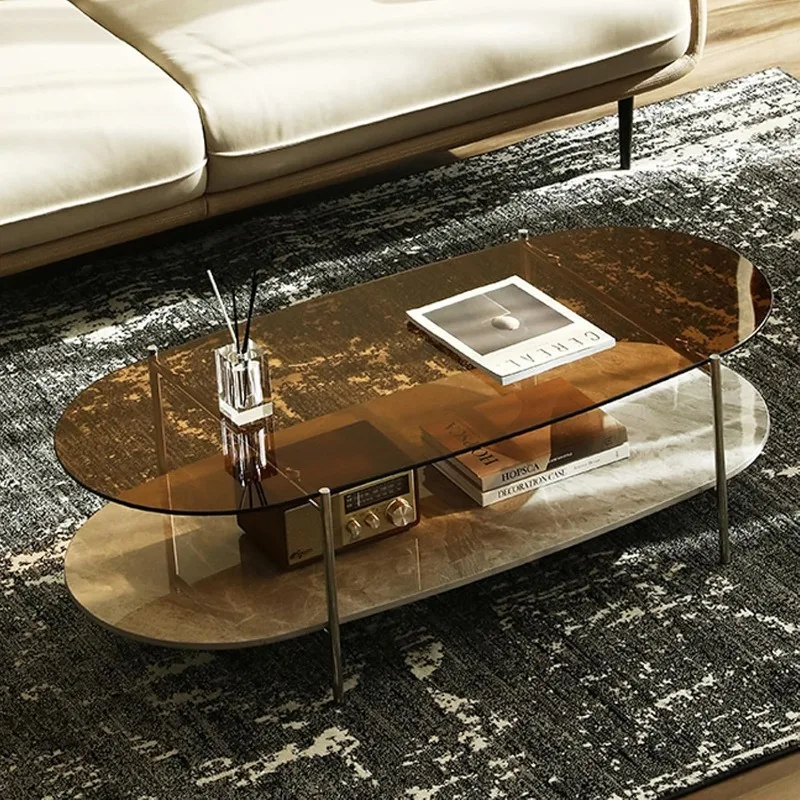 -Glass Coffee Table, 2-Tier Mo – Home Office Quotes Bewertung und Preis
