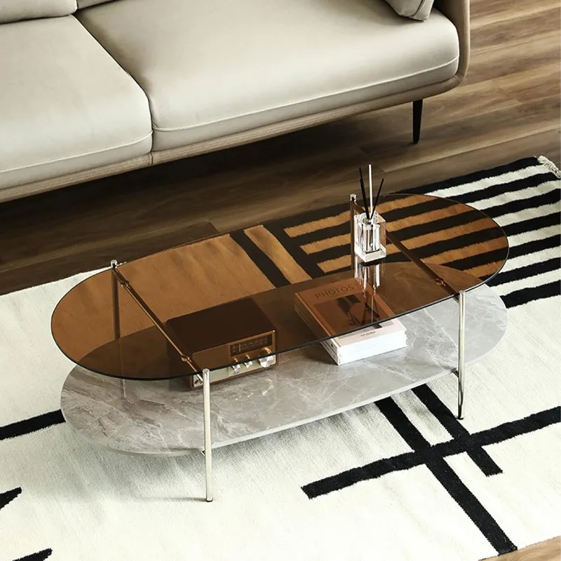 -Glass Coffee Table, 2-Tier Mo – Home Office Quotes Bewertung und Preis