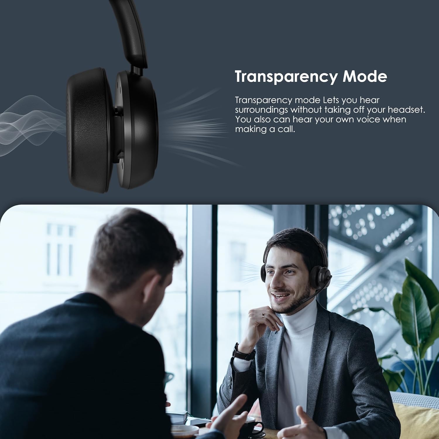 Bluetooth 5.4 ANC Headset with – Noise Canceling Headphones Bewertung und Preis