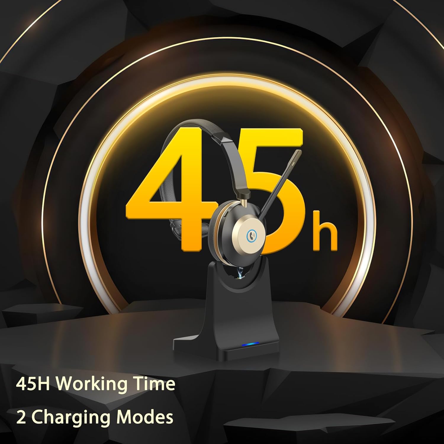 Wireless Headset with Mic, Noi – Noise Canceling Headphones Bewertung und Preis