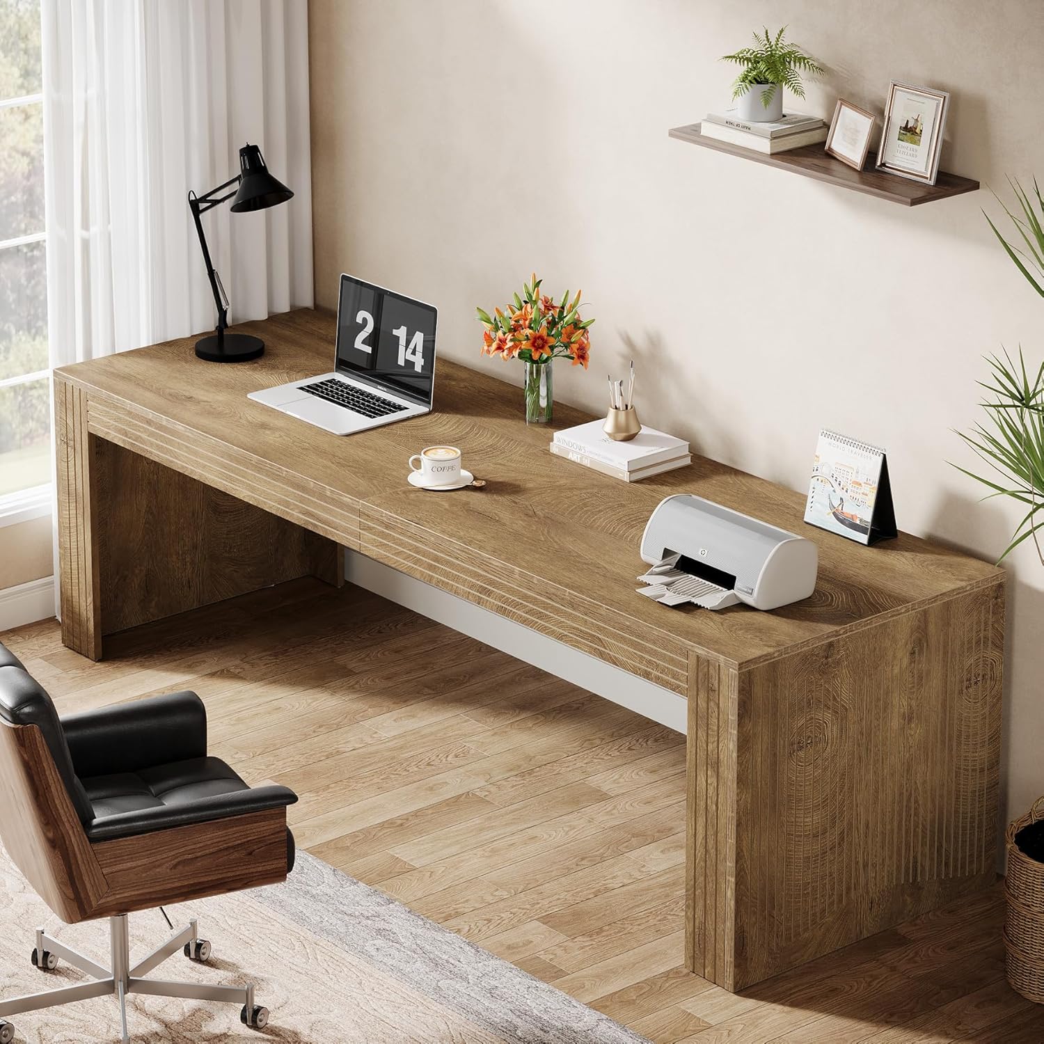 #79-Inch Extra Long Double Com – Home Office With Two Desks Bewertung und Preis