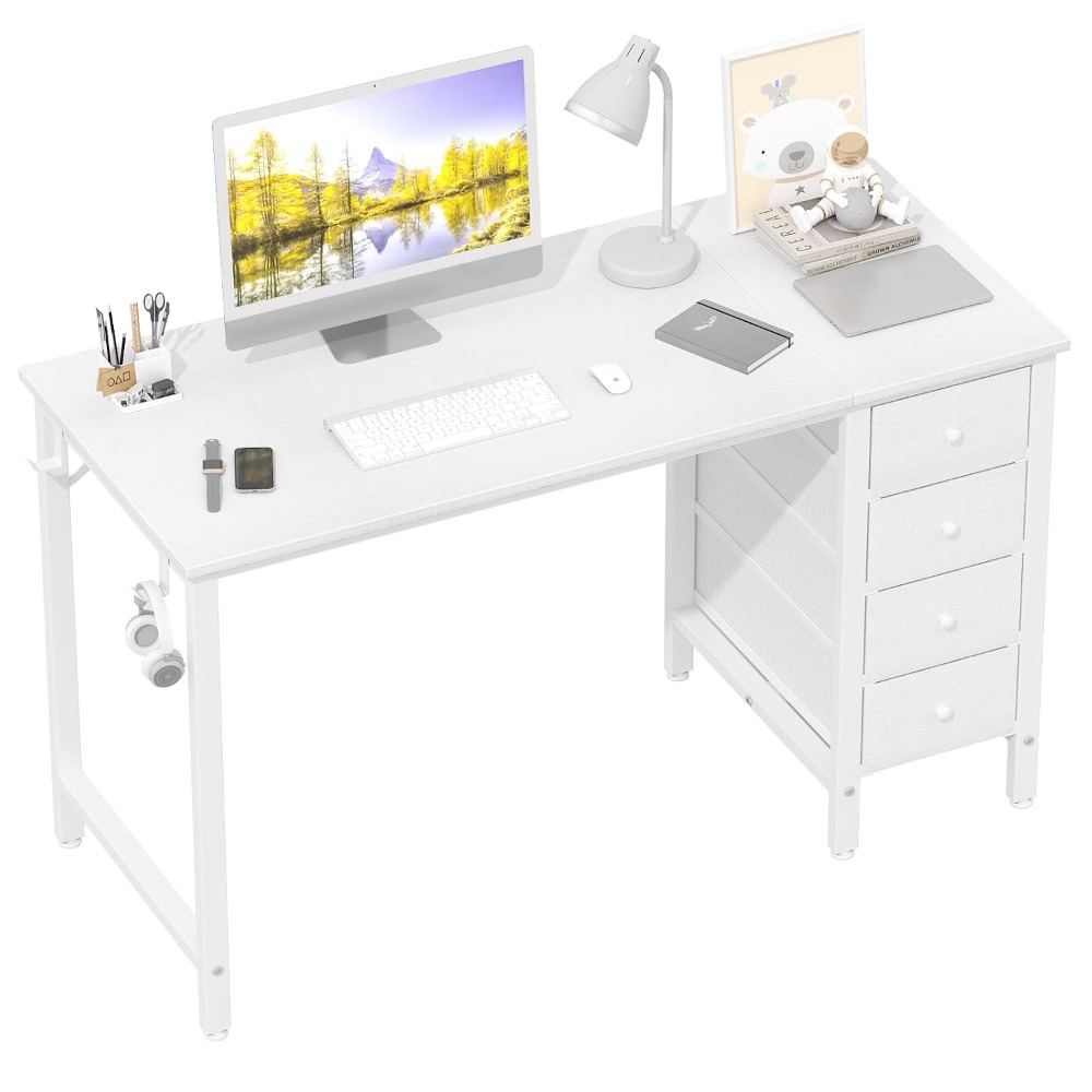 47 Inch Simple Modern White Co – Home Office Work Table Bewertung und Preis