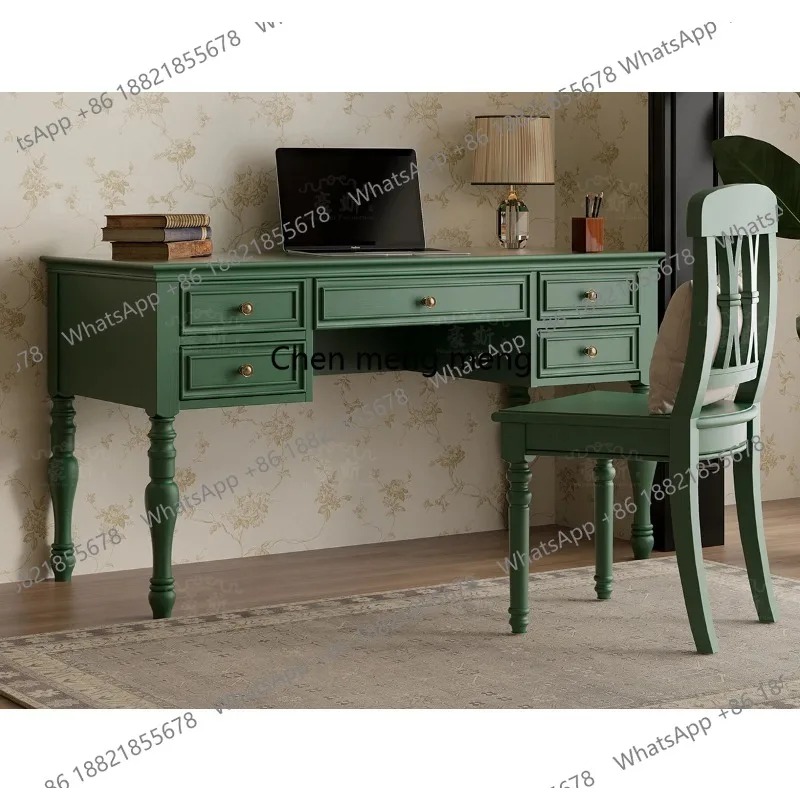 E136  Vintage Style Two-in-One – Home Office With Two Desks Bewertung und Preis