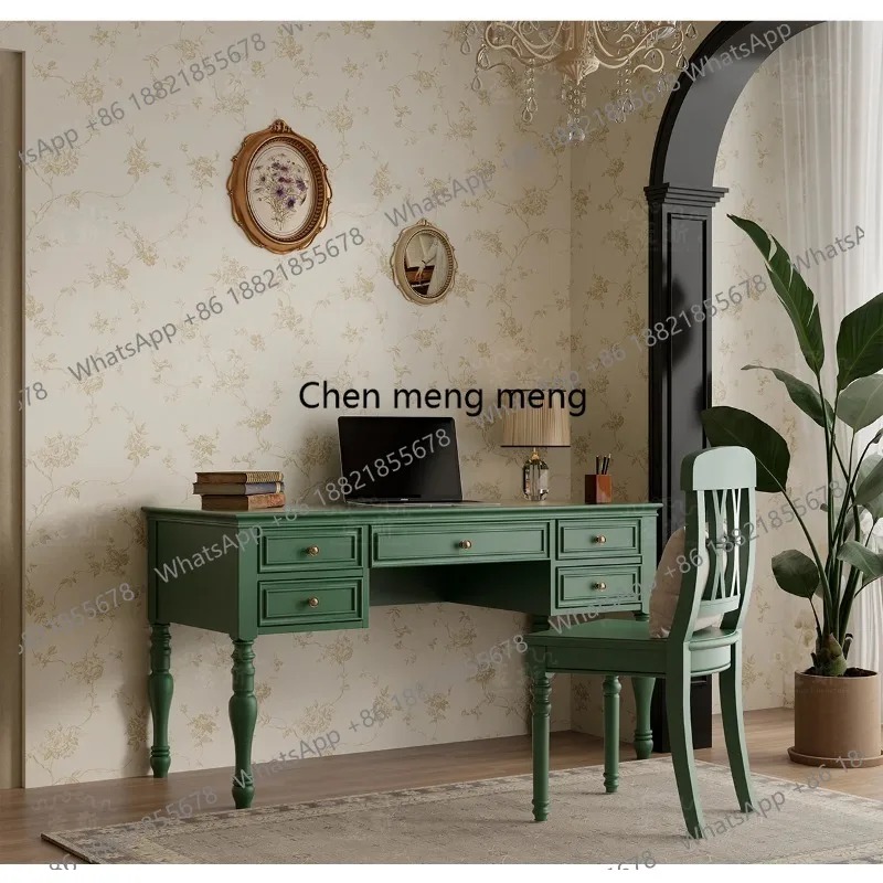 E136  Vintage Style Two-in-One – Home Office With Two Desks Bewertung und Preis