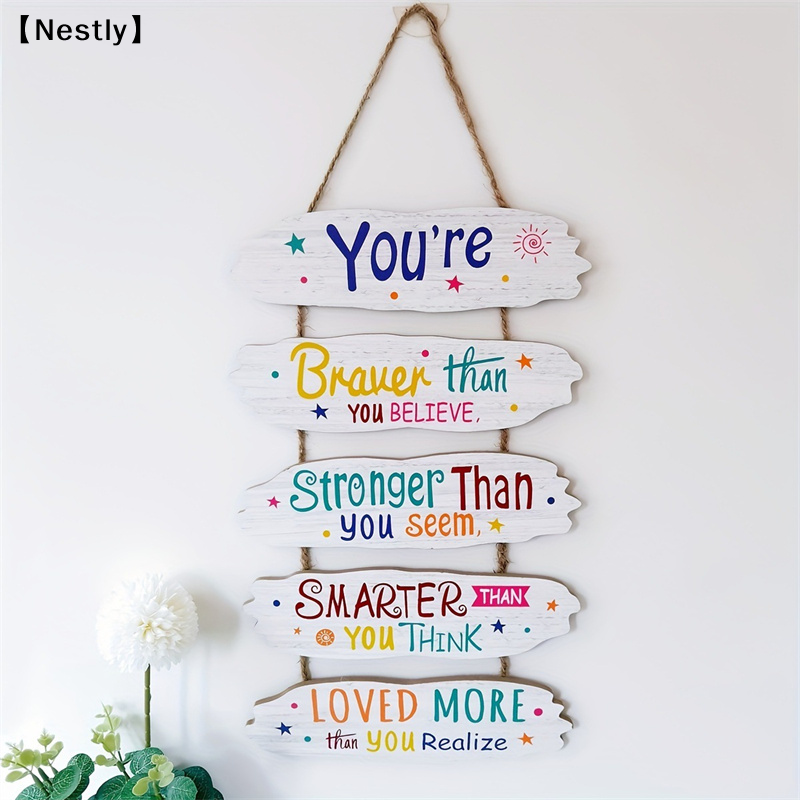Inspirational Hanging Plaque S – Home Office Quotes Bewertung und Preis