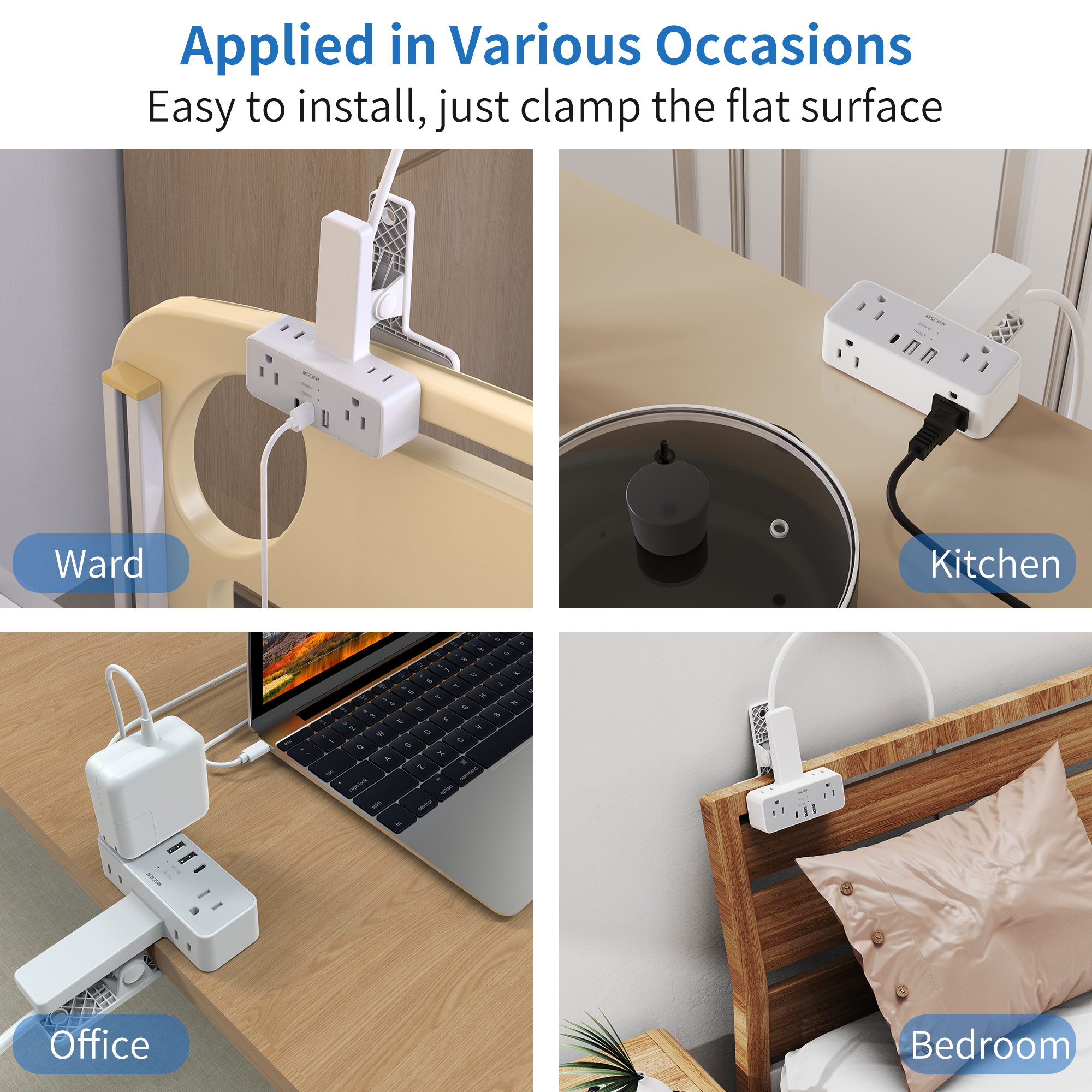 MSCIEN Power Strip Surge Prote – Desk Charging Station Bewertung und Preis
