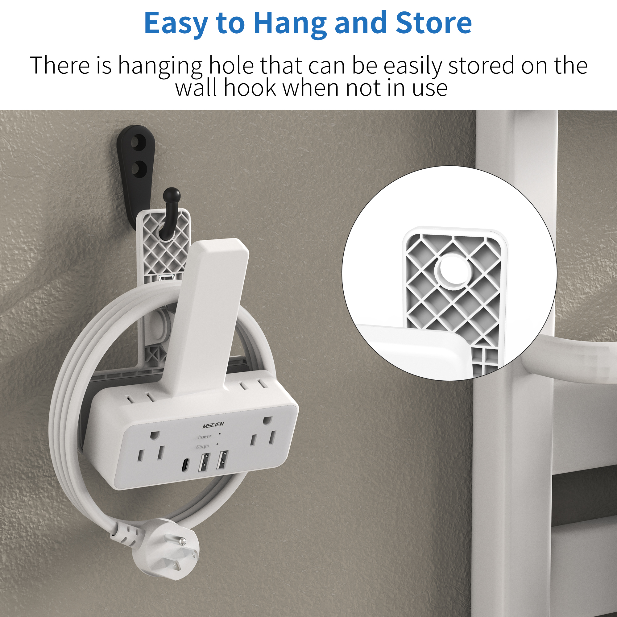 MSCIEN Power Strip Surge Prote – Desk Charging Station Bewertung und Preis