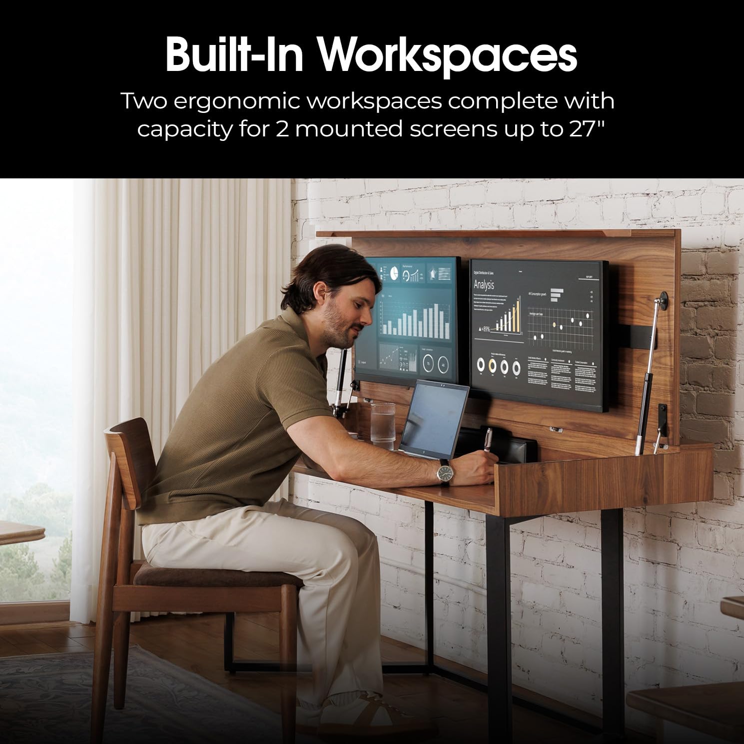 Convertible Desk Modern Home O – Home Office Work Table Bewertung und Preis