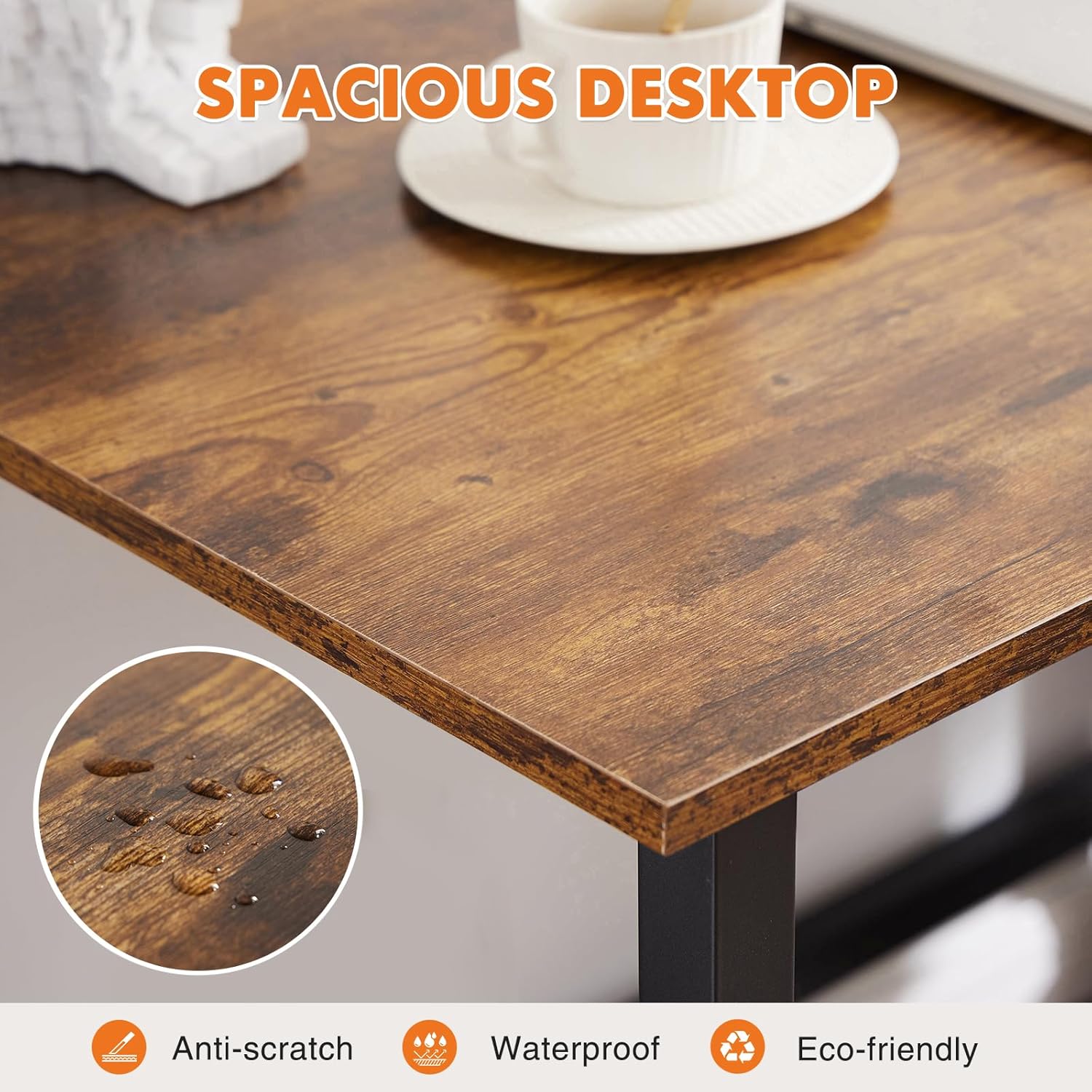 63 Inch Desk for Small Spaces, – Home Office Work Table Bewertung und Preis