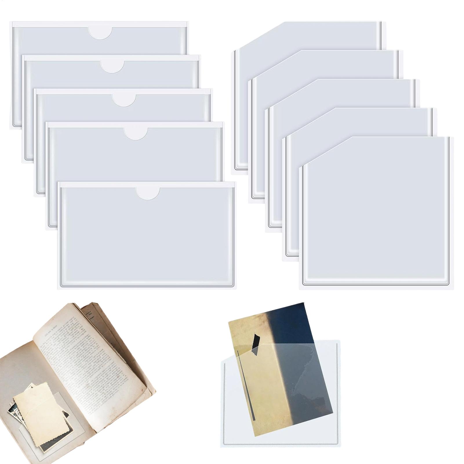 Clear Adhesive Pockets Dustpro – Home Office Library Bewertung und Preis