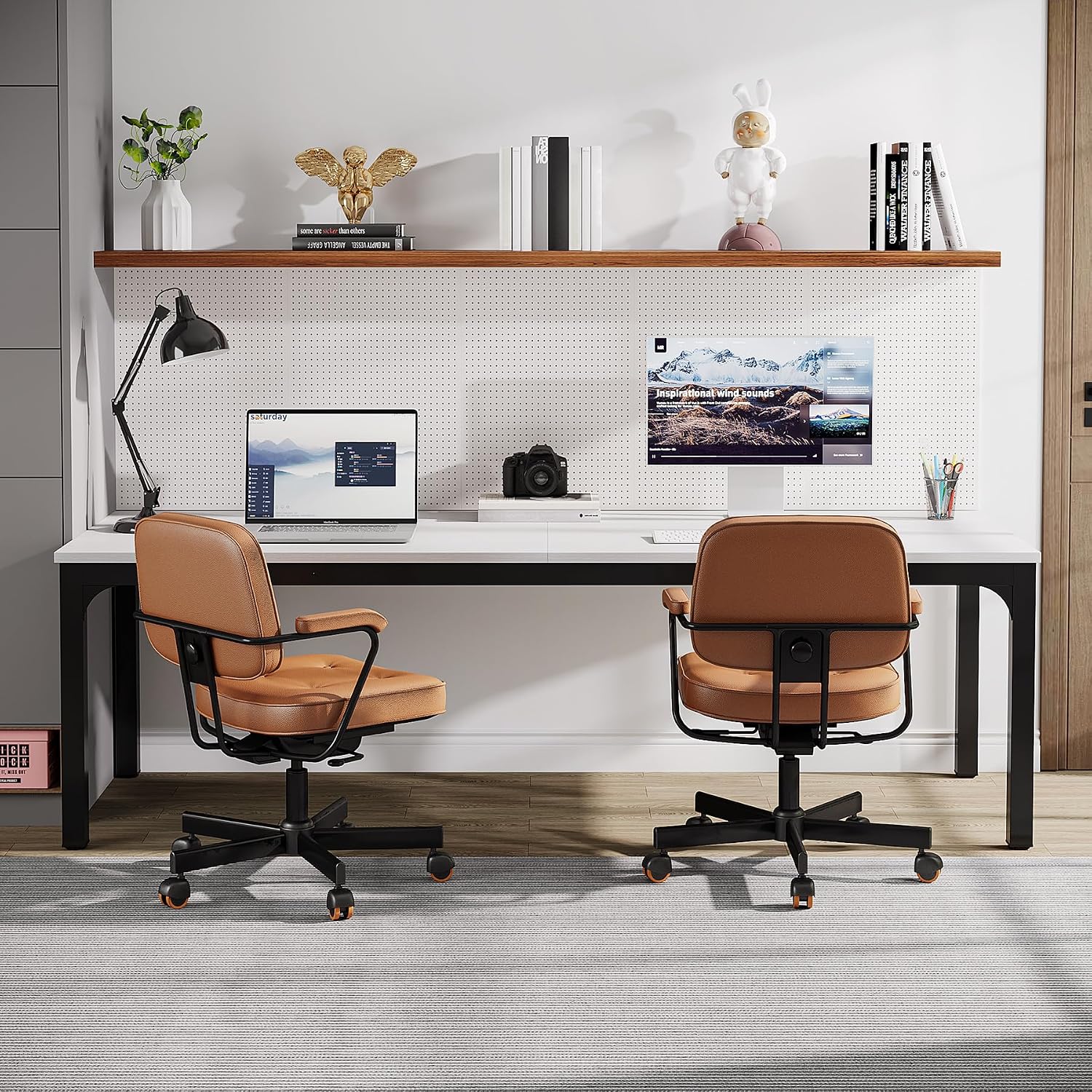 Extra Long 2-Person Computer D – Home Office With Two Desks Bewertung und Preis