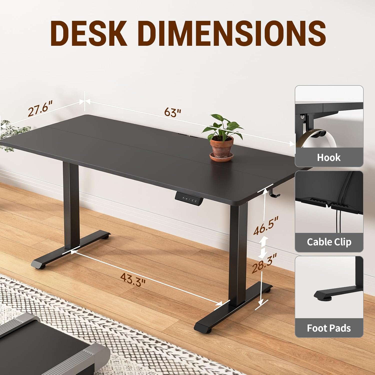 Electric Height Adjustable Sta – Home Office Work Table Bewertung und Preis