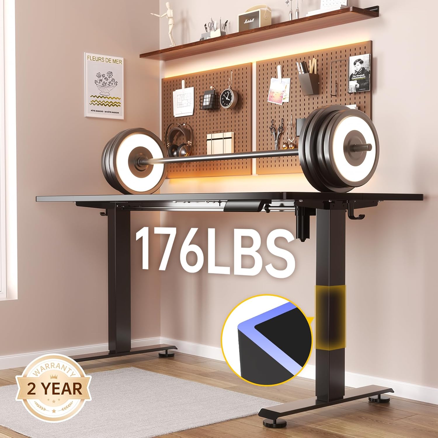 Electric Height Adjustable Sta – Home Office Work Table Bewertung und Preis