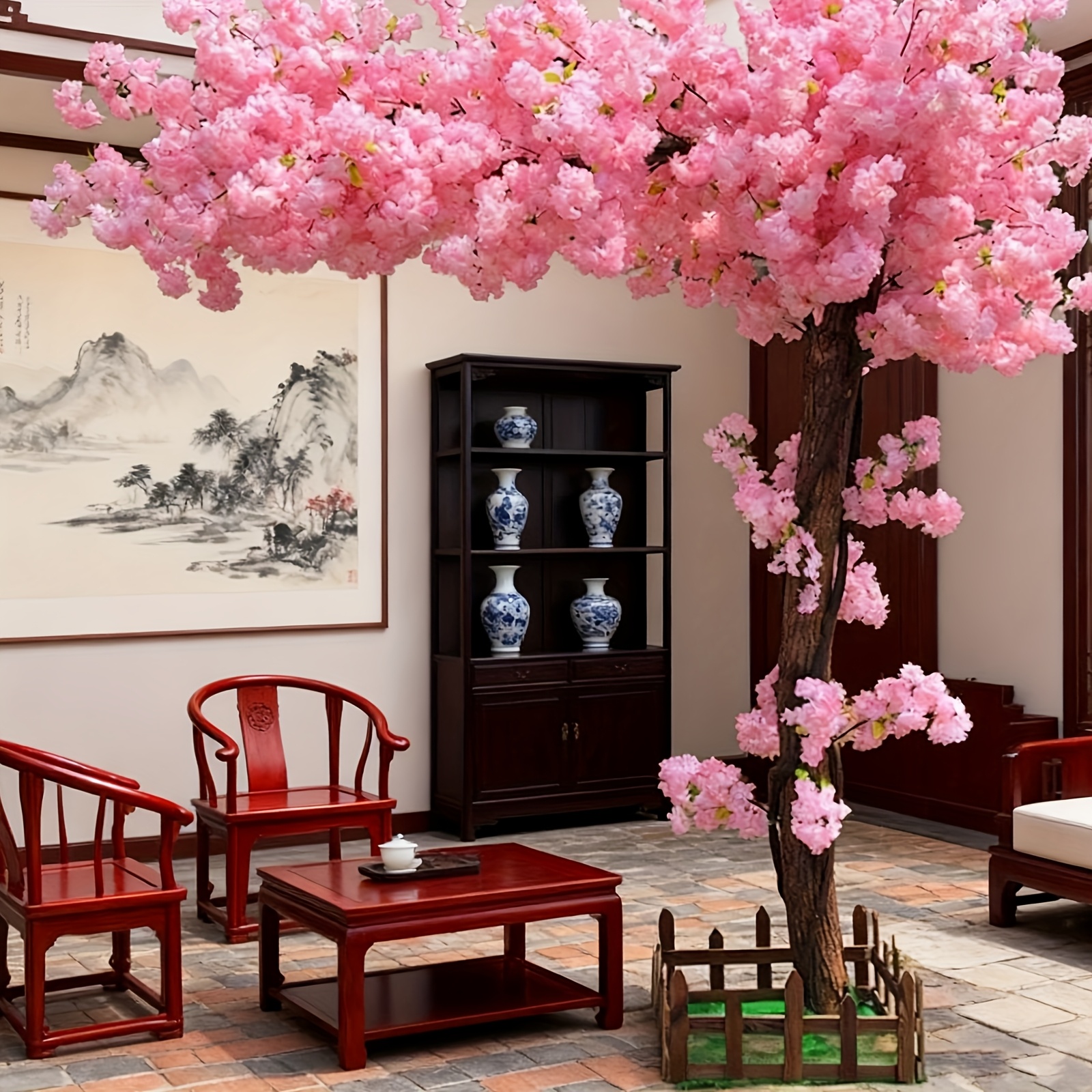 Artificial Cherry Blossom Tree – Home Office In Living Room Bewertung und Preis