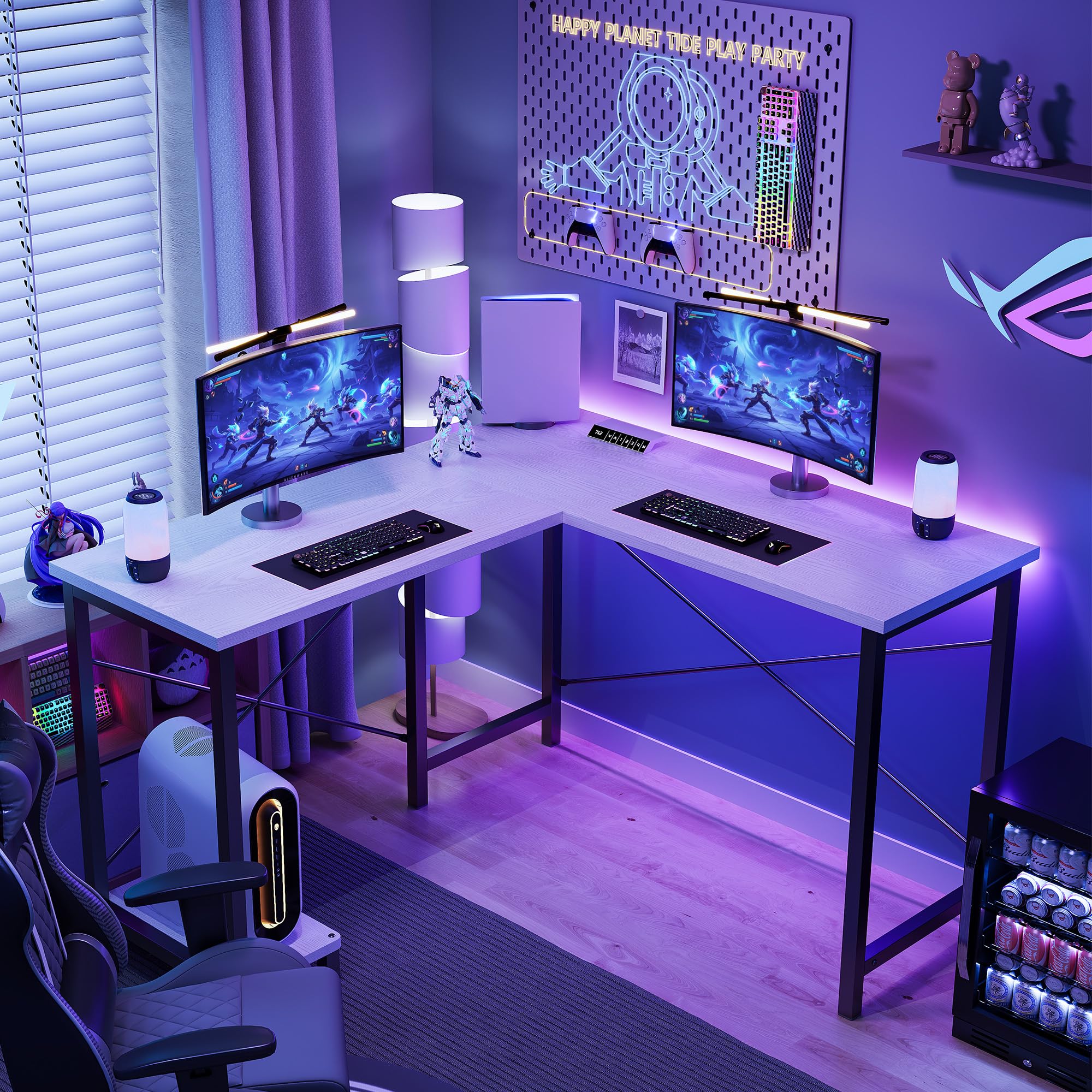 JHK 50 Inch L Shaped Desk Comp – Home Office Work Table Bewertung und Preis
