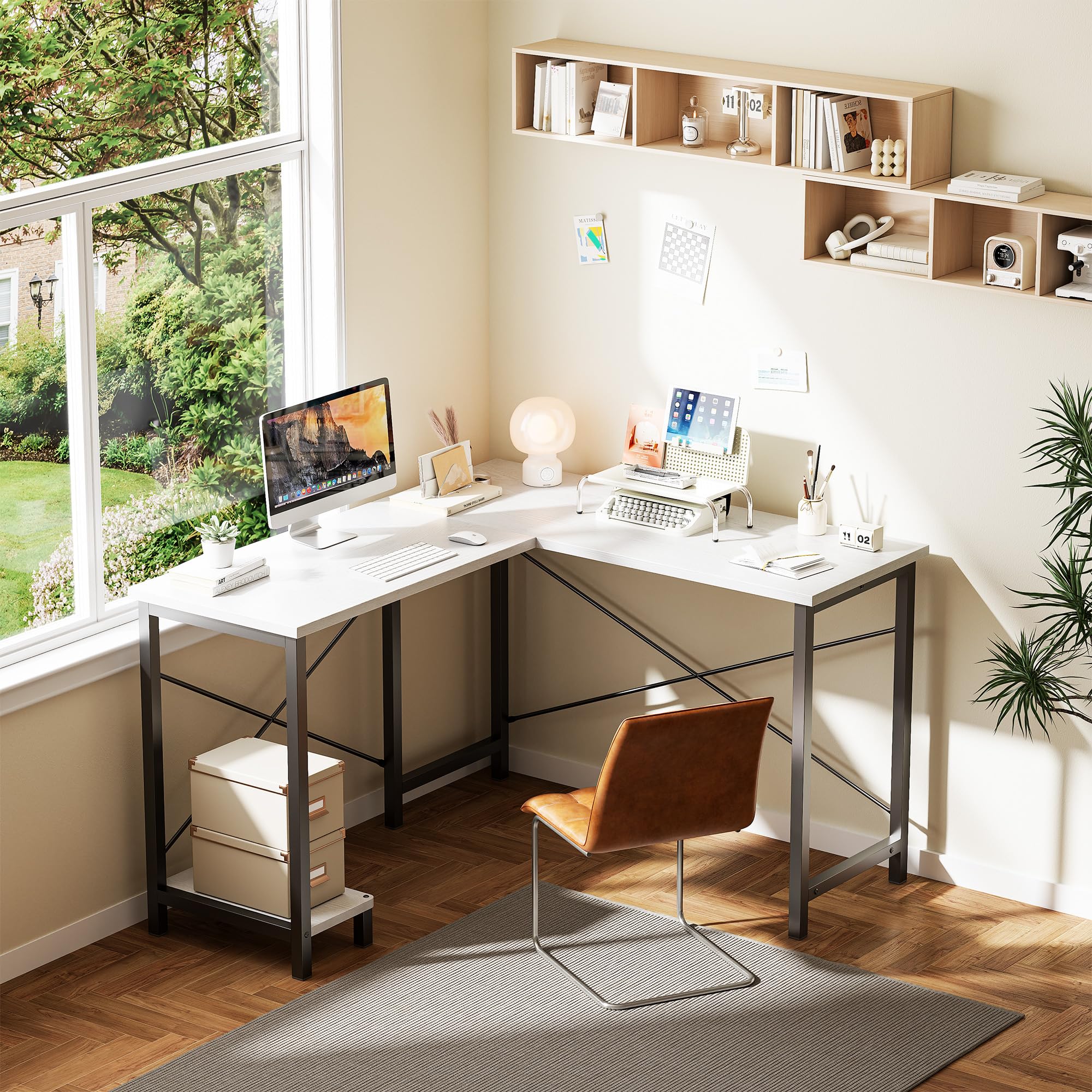 JHK 50 Inch L Shaped Desk Comp – Home Office Work Table Bewertung und Preis