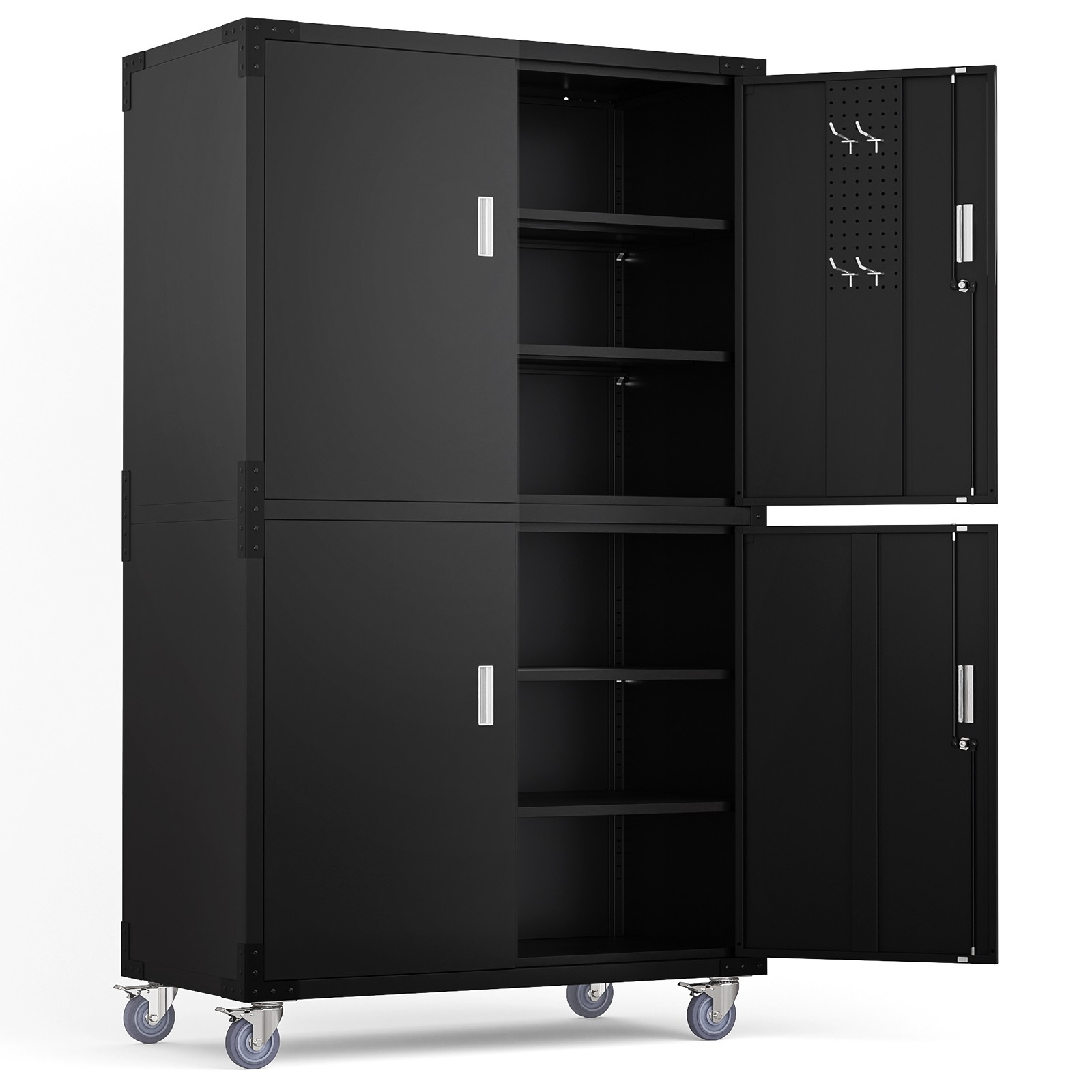 4-Door Garage Cabinet with Adj – Home Office In Living Room Bewertung und Preis