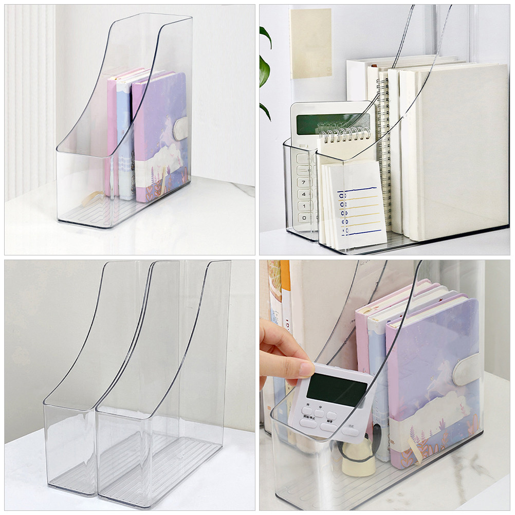 2Pcs Clear File Boxes Transpar – Home Office Library Bewertung und Preis