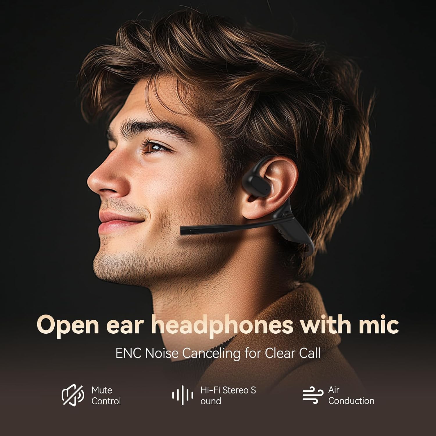 Open Ear Headphones with AI No – Noise Canceling Headphones Bewertung und Preis
