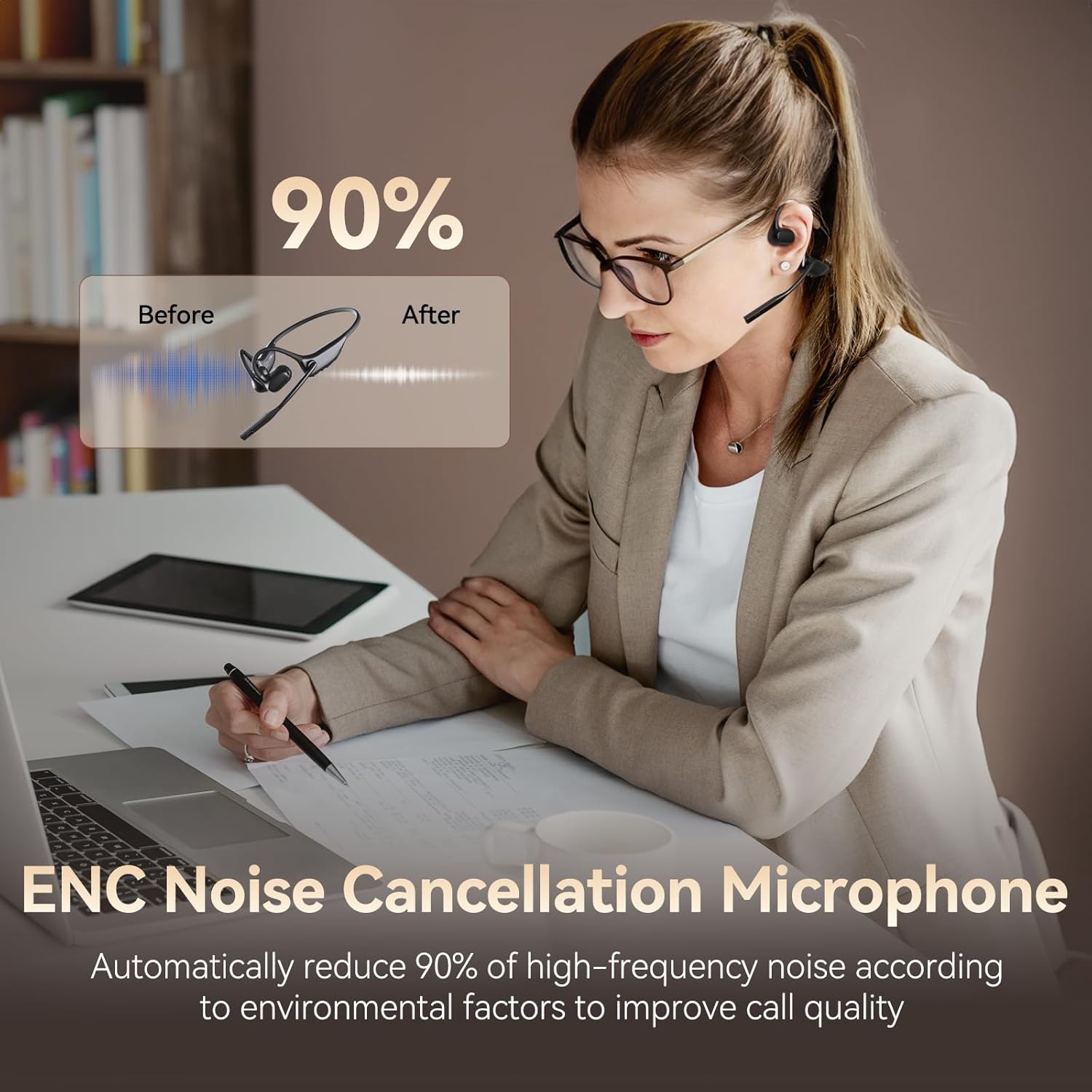 Open Ear Headphones with AI No – Noise Canceling Headphones Bewertung und Preis