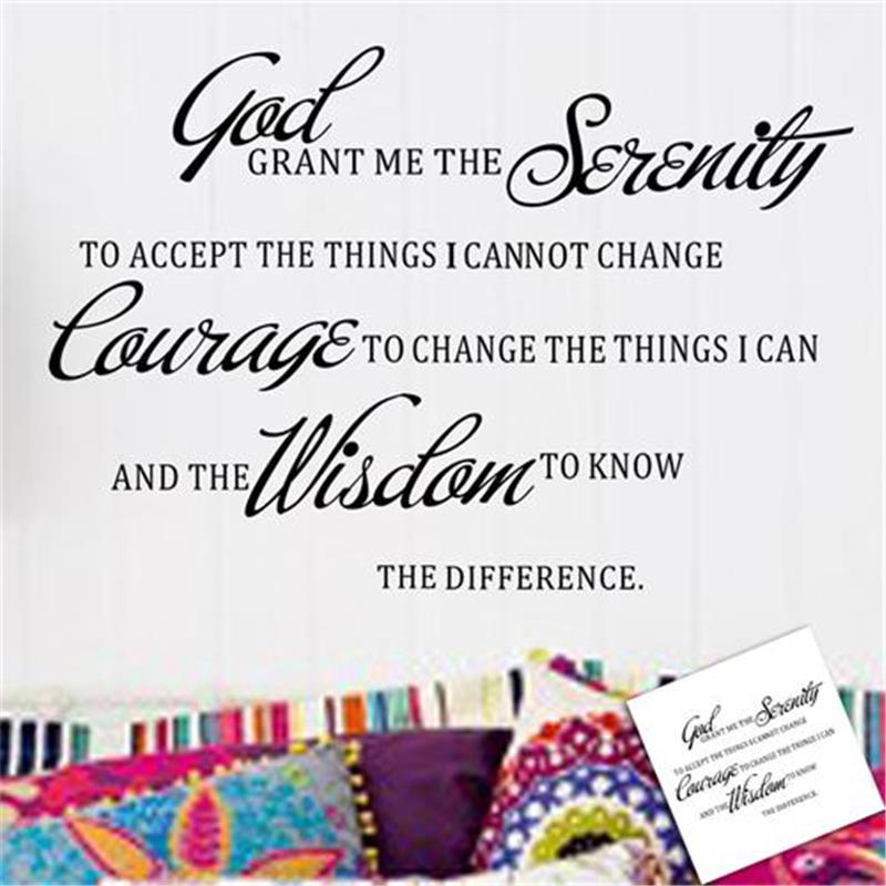 God Serenity Courage Inspirati – Home Office Quotes Bewertung und Preis
