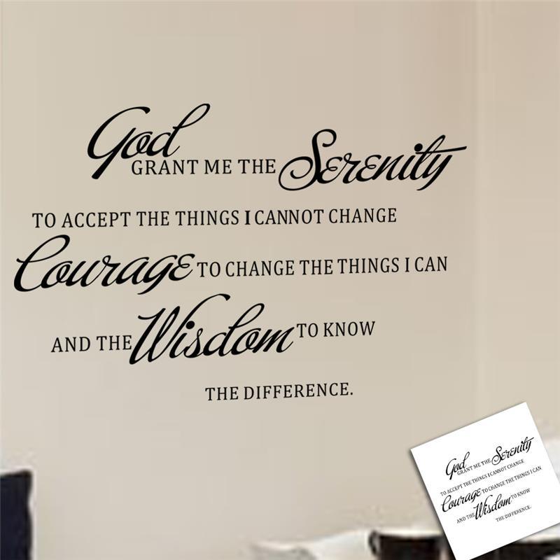 God Serenity Courage Inspirati – Home Office Quotes Bewertung und Preis