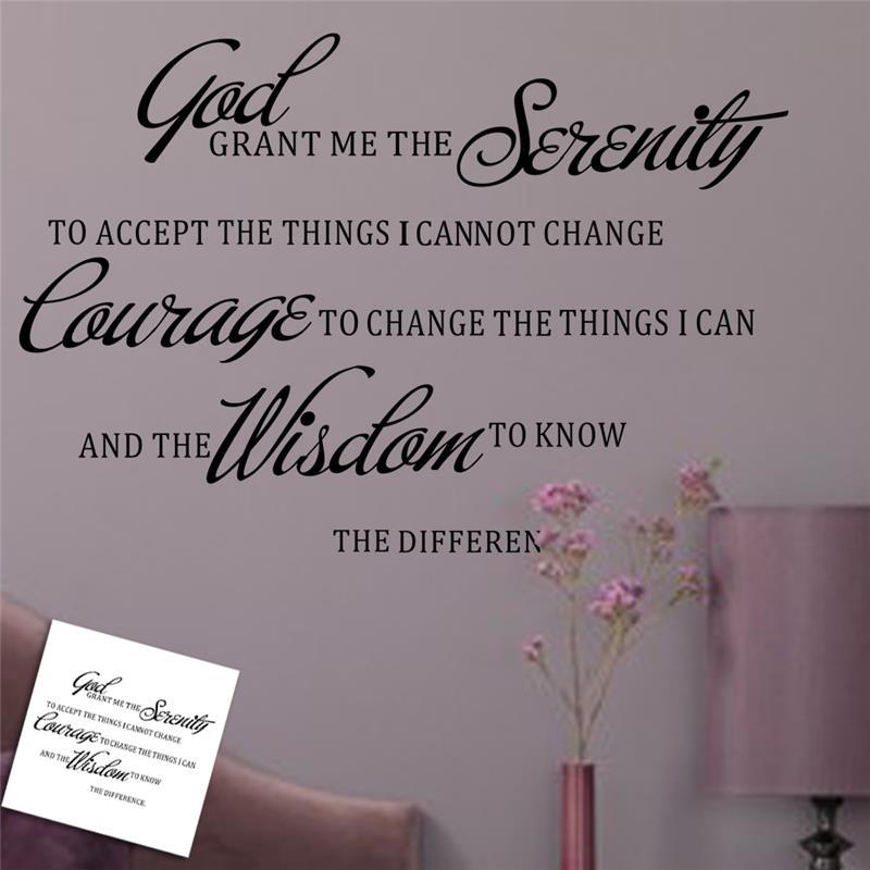 God Serenity Courage Inspirati – Home Office Quotes Bewertung und Preis