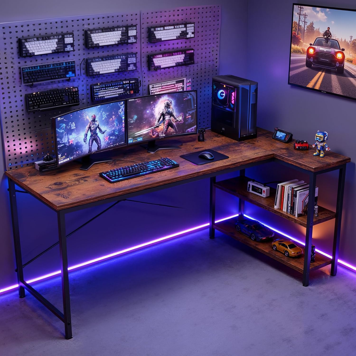 48 Inch L Shaped Gaming Desk C – Home Office Work Table Bewertung und Preis