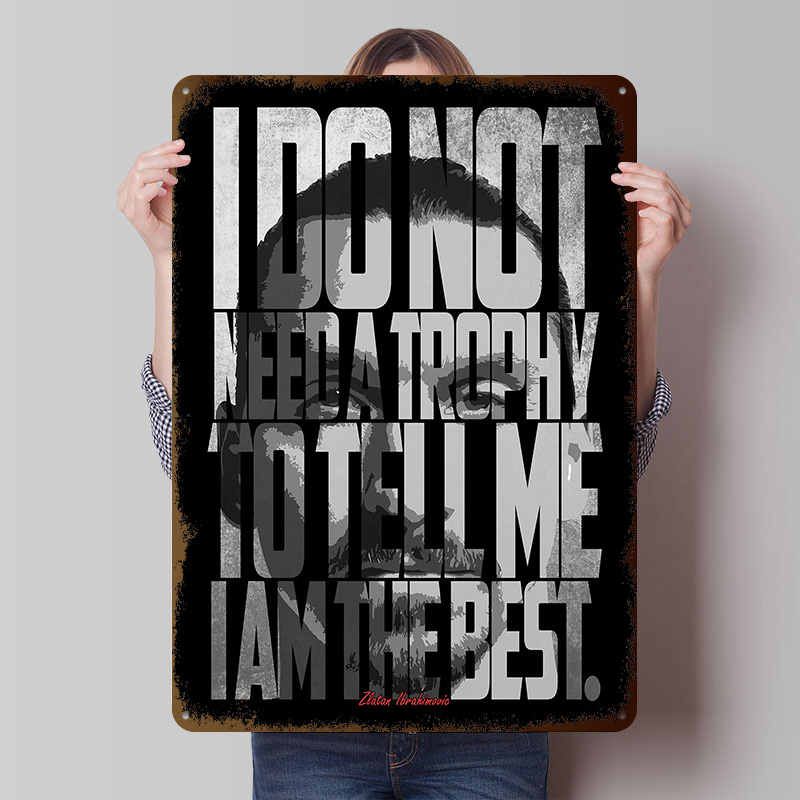 Zlatan Ibrahimovic Quote Print – Home Office Quotes Bewertung und Preis