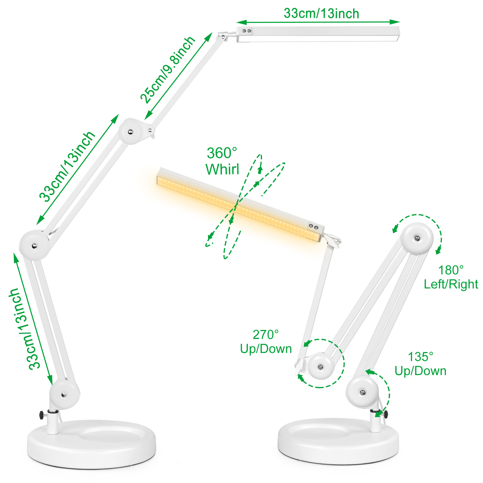 EOOKU EU/US 12V Table Lamp wit – Home Office Work Table Bewertung und Preis