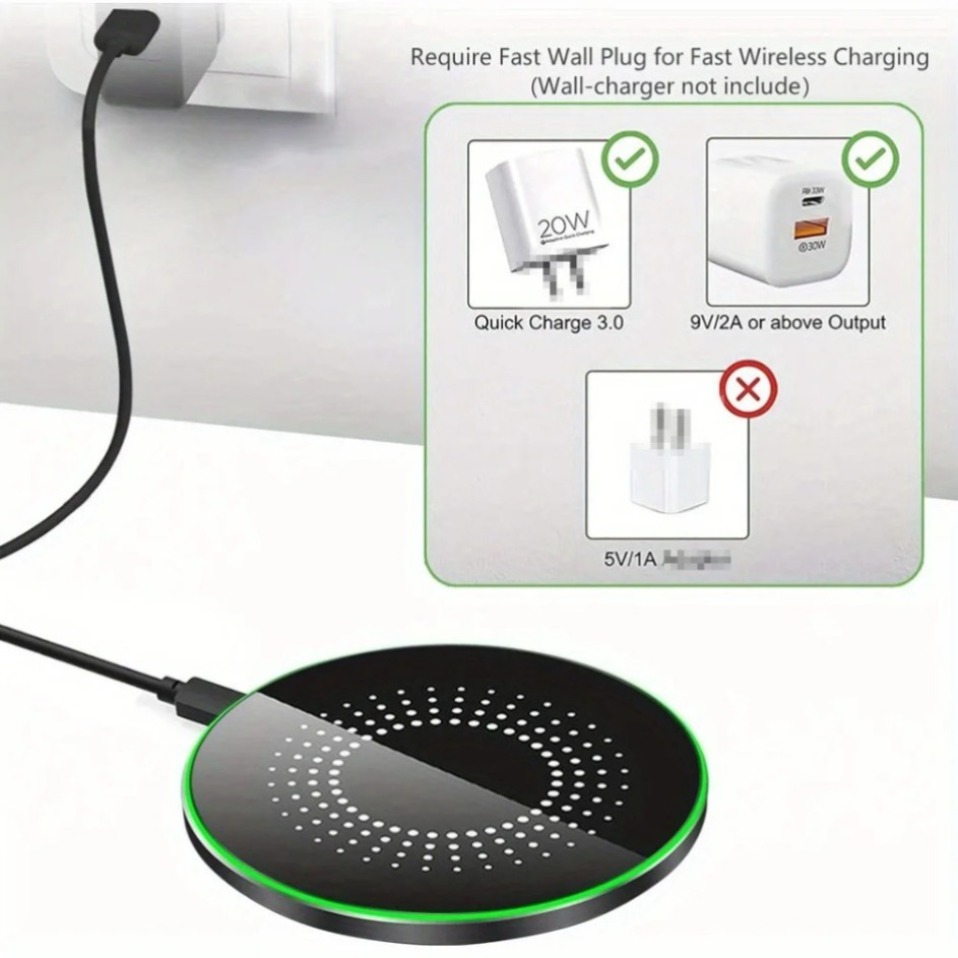 Desktop Wireless Charger LED L – Desk Charging Station Bewertung und Preis