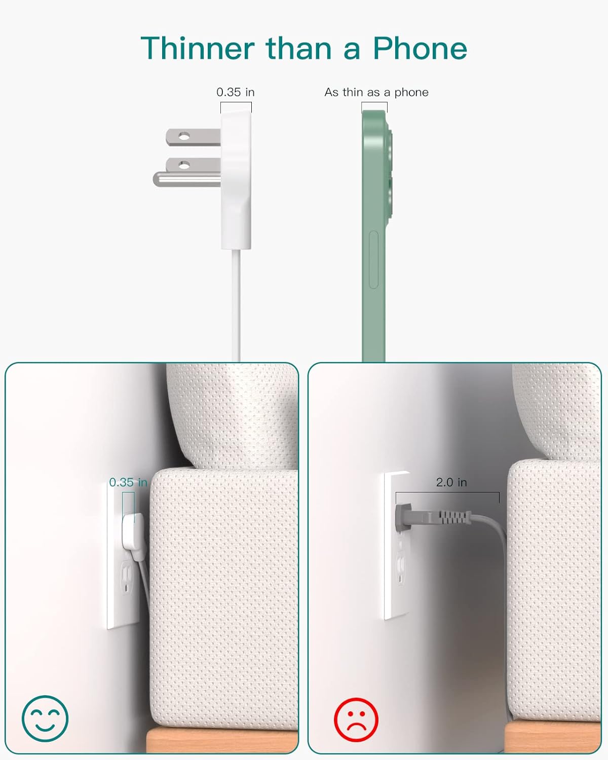 12 Outlet Flat Plug Power Stri – Desk Charging Station Bewertung und Preis