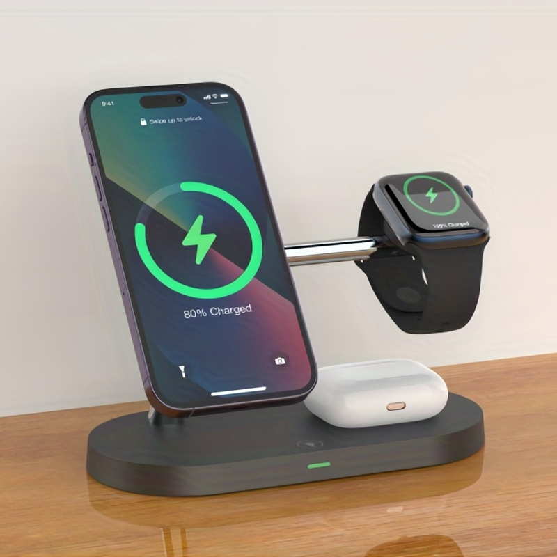 3 in 1 Wireless Charger Stand  – Desk Charging Station Bewertung und Preis