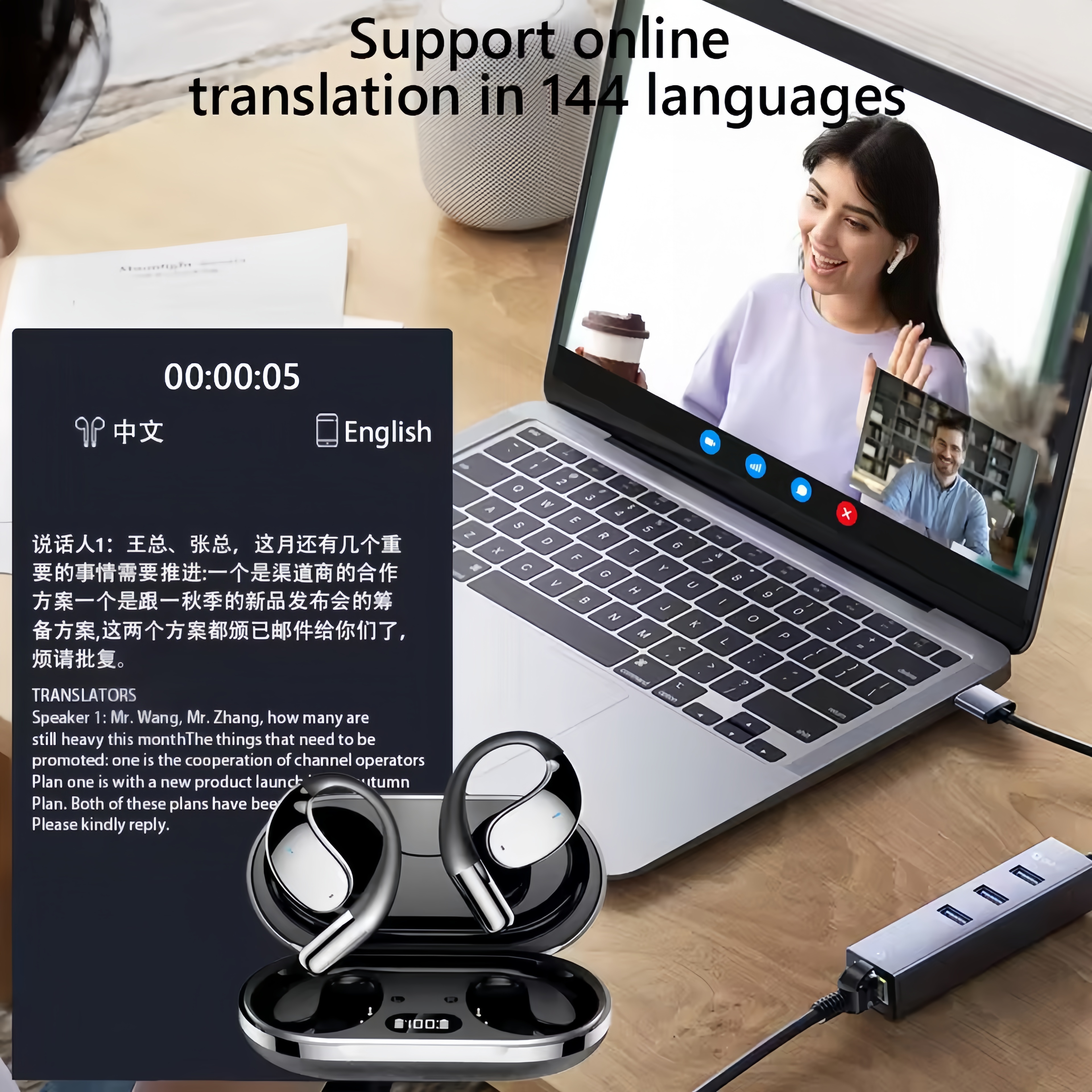 2026 New AI Translation Earbud – Noise Canceling Headphones Bewertung und Preis
