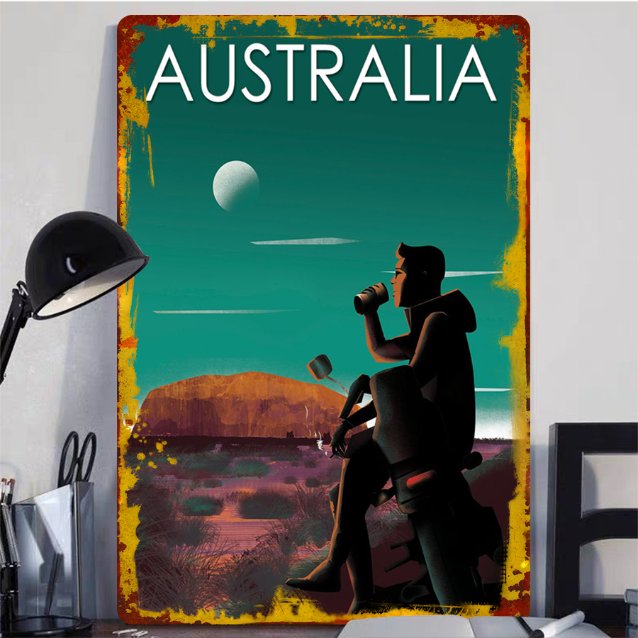 Australia Landscape Rustic Met – Home Office Australia Bewertung und Preis