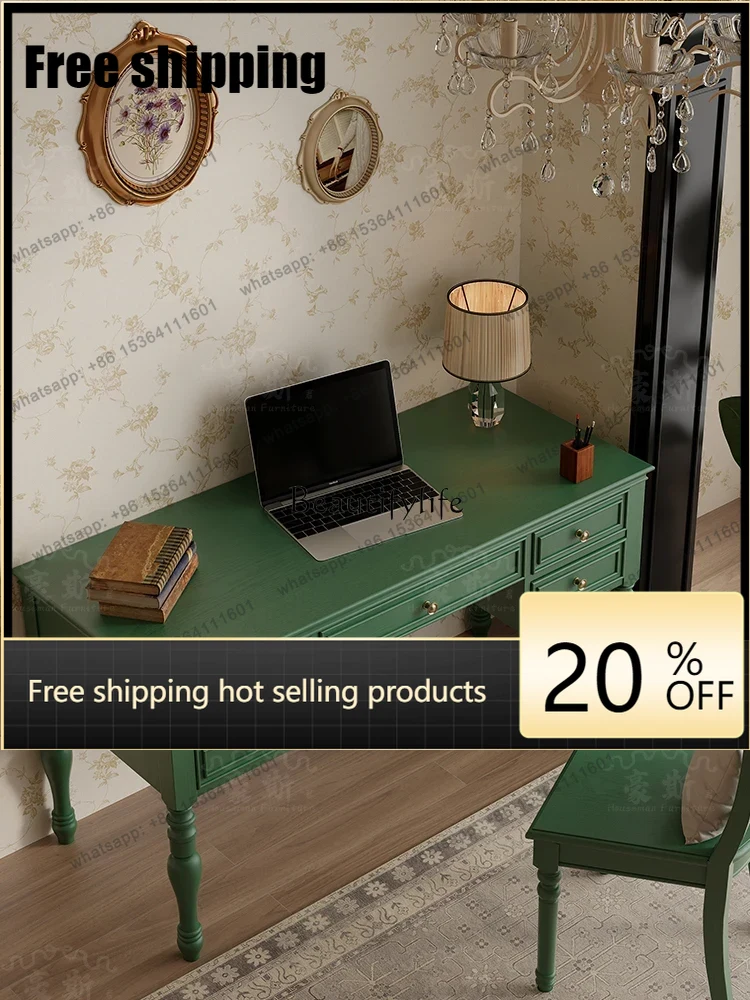 X4  Vintage Style Two-in-One O – Home Office With Two Desks Bewertung und Preis