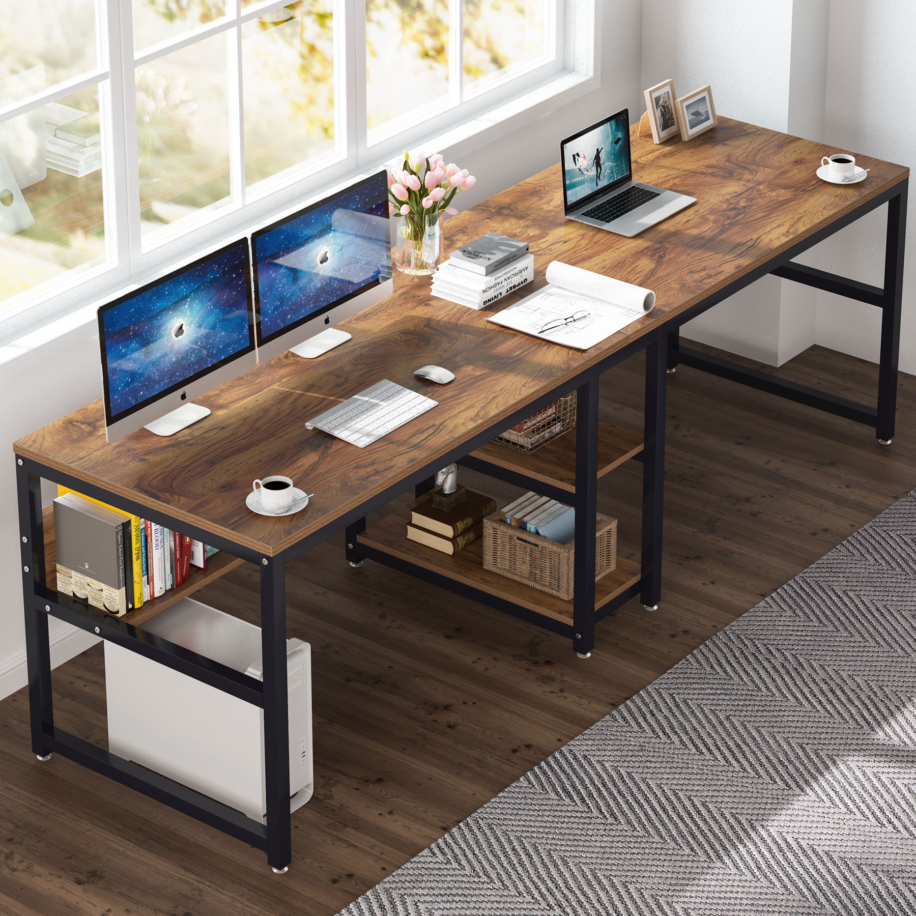 Tribesigns Two Person Desk wit – Home Office With Two Desks Bewertung und Preis