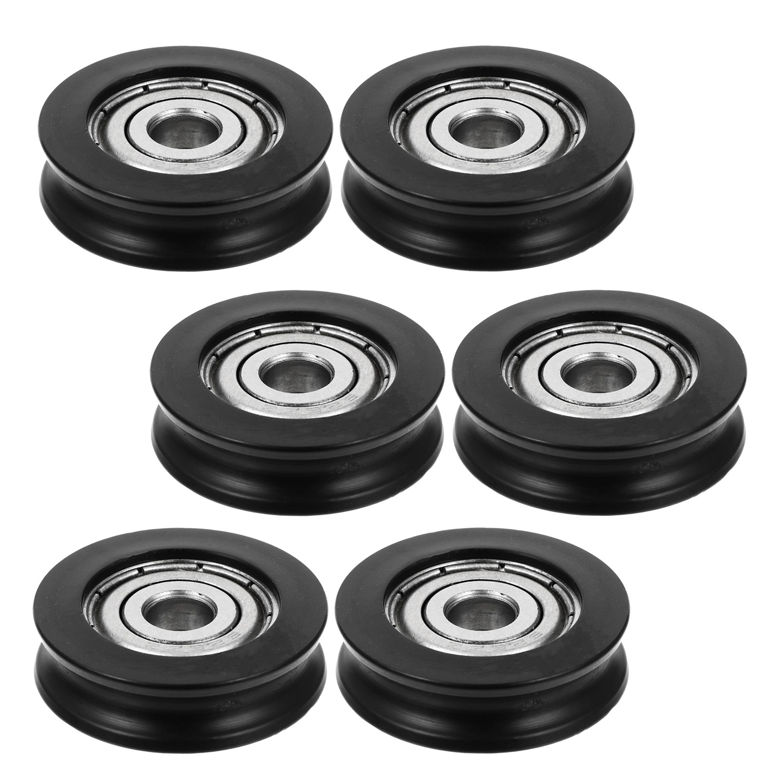 6Pcs U-Groove Pulley Wheel Bea – Home Office Library Bewertung und Preis