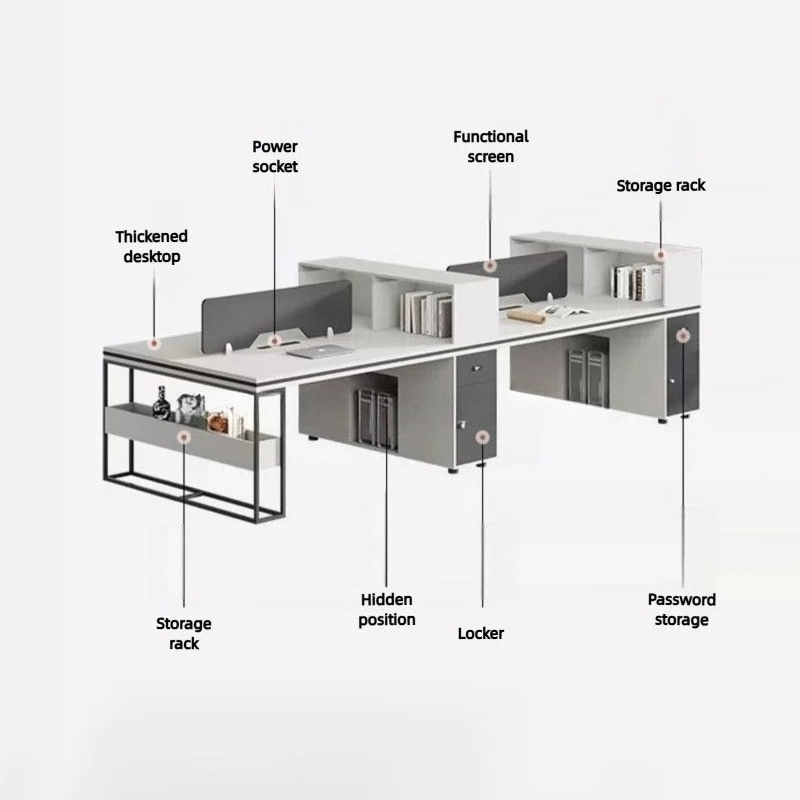 Office Staff Work Desk And Cha – Home Office Work Table Bewertung und Preis