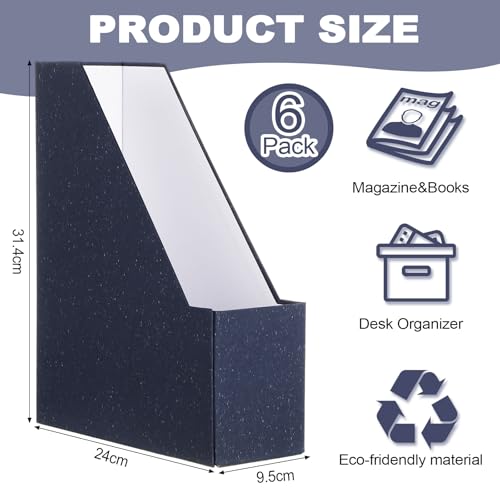 Six Blue Foldable Cardboard Ma – Home Office Library Bewertung und Preis