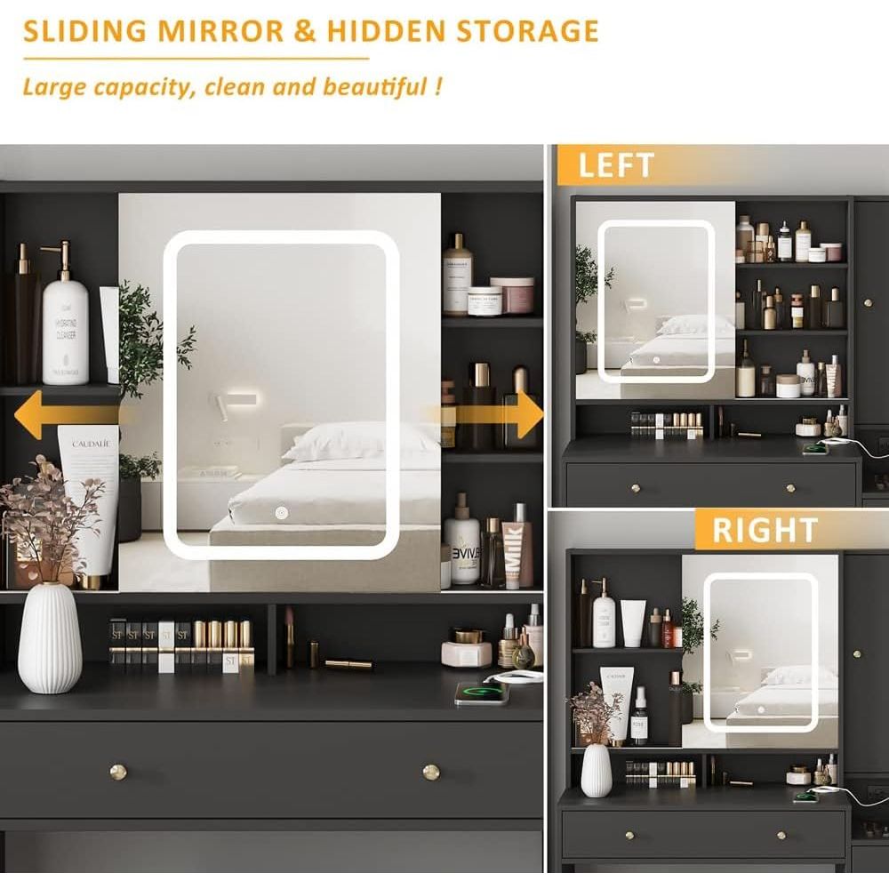 Makeup Vanity Desk with Mirror – Desk Charging Station Bewertung und Preis
