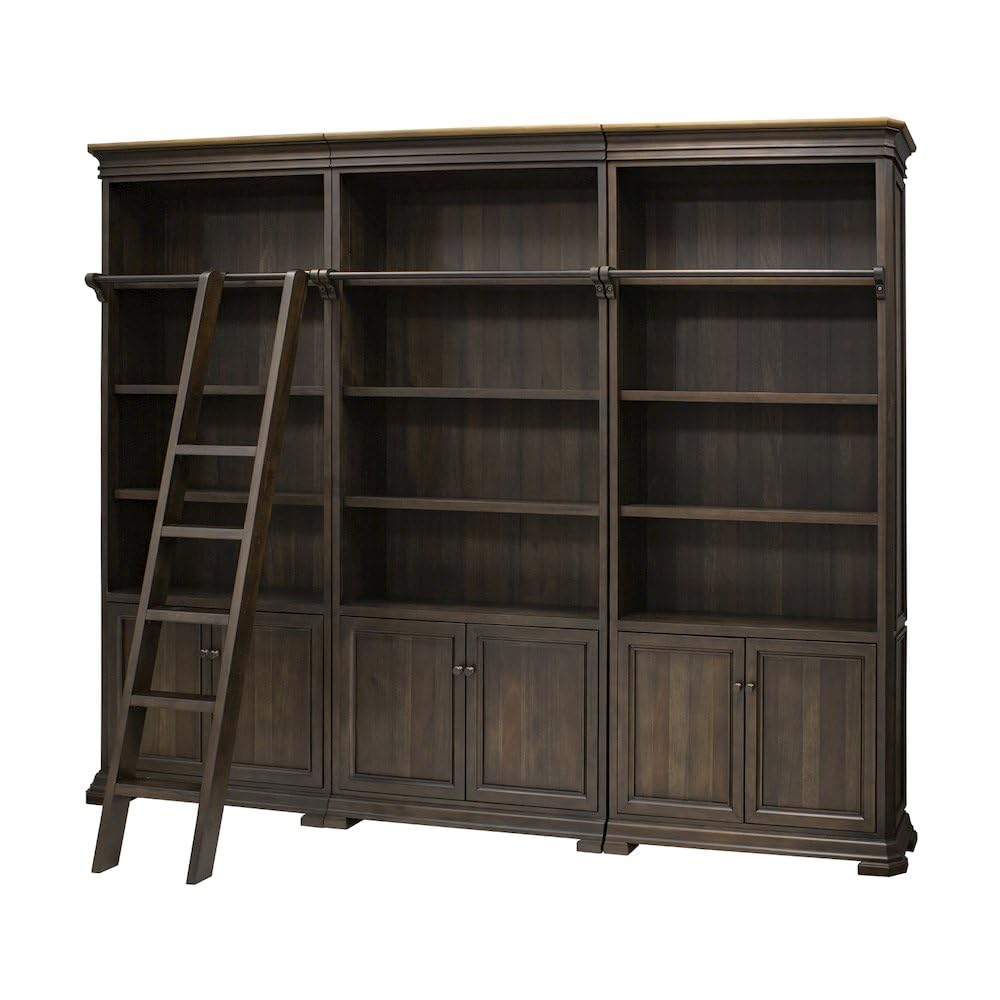 Large Brown Wooden Bookcase Wi – Home Office Library Bewertung und Preis